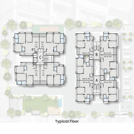 Typical Floor (2nd–7th)